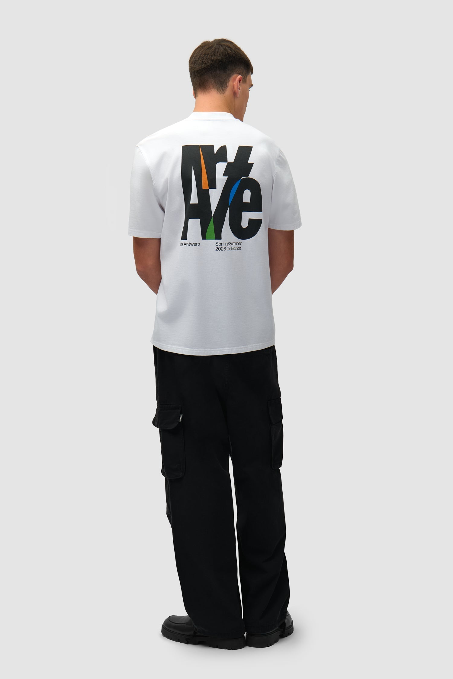 T-shirt à grand logo dans le dos - Blanc