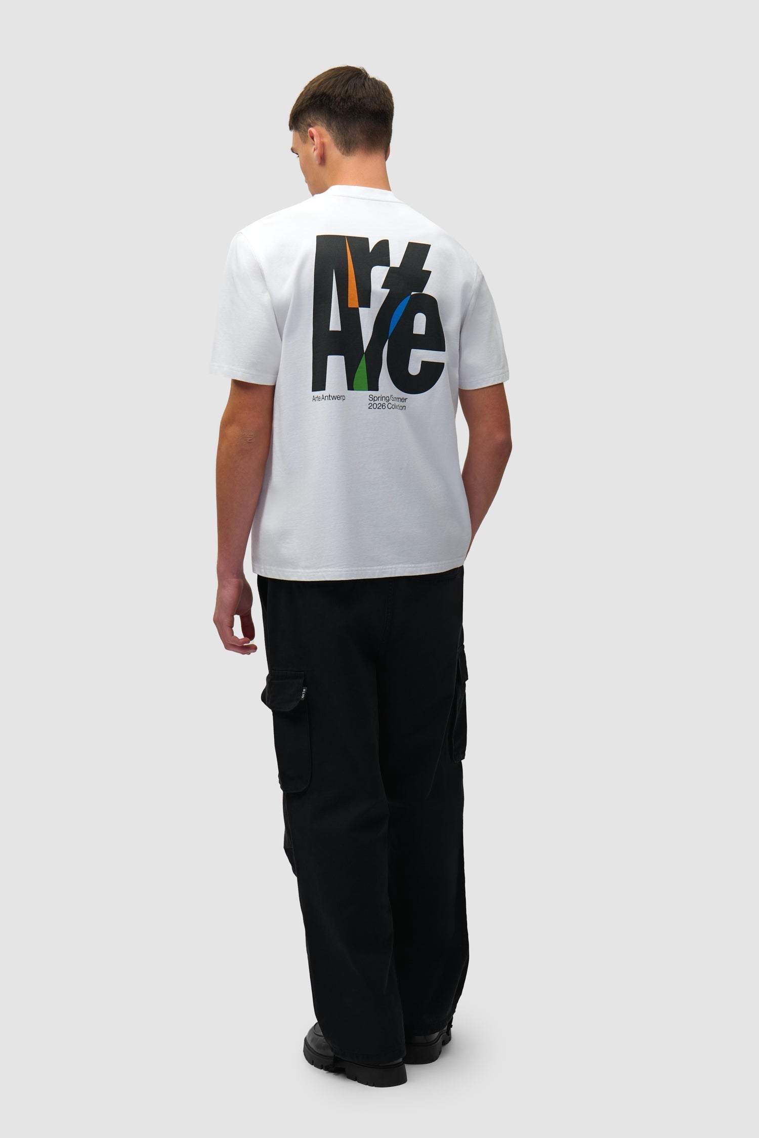 T-shirt à grand logo dans le dos - Blanc