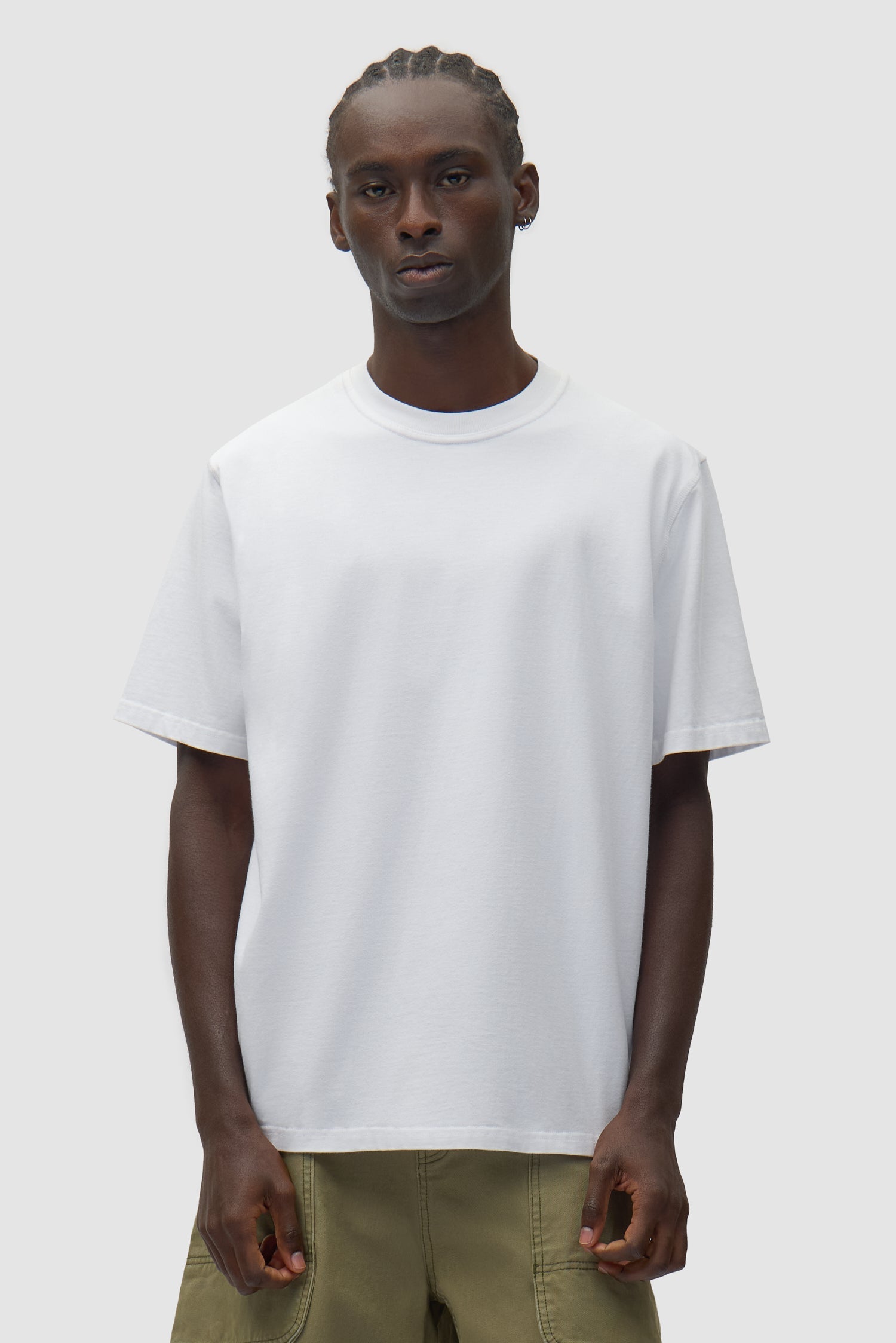 T-shirt imprimé délavé au dos - Blanc