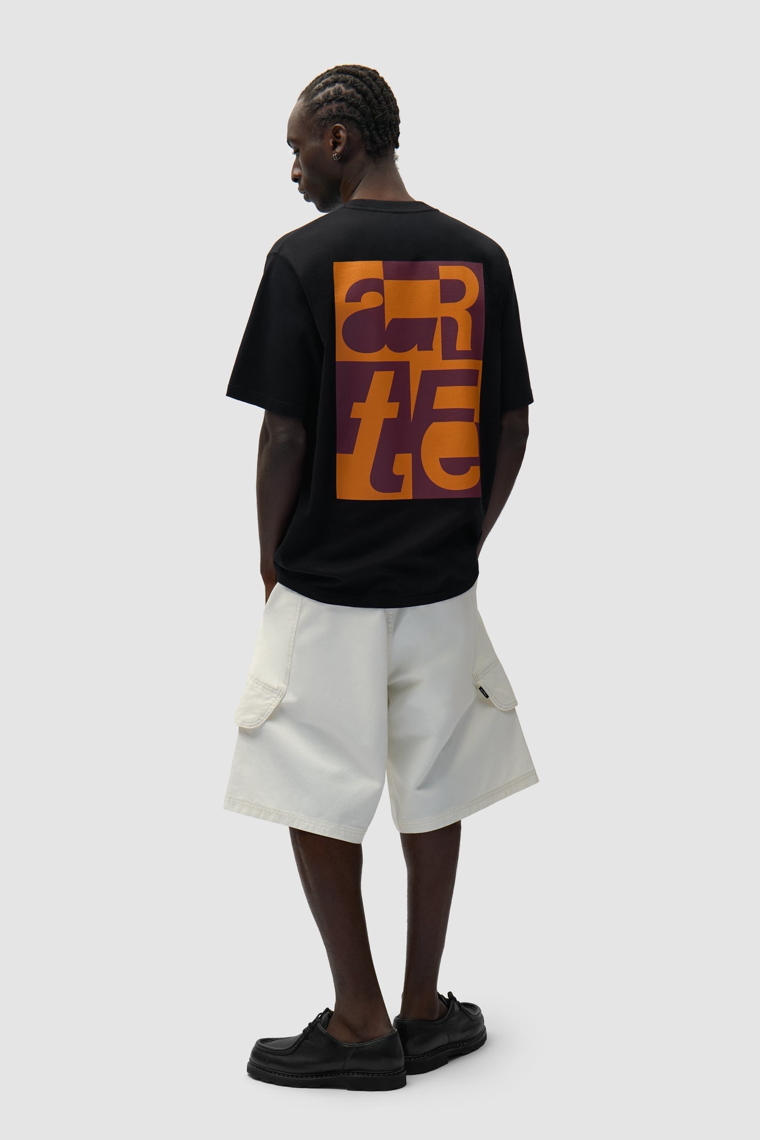 T-shirt graphique dos - Noir