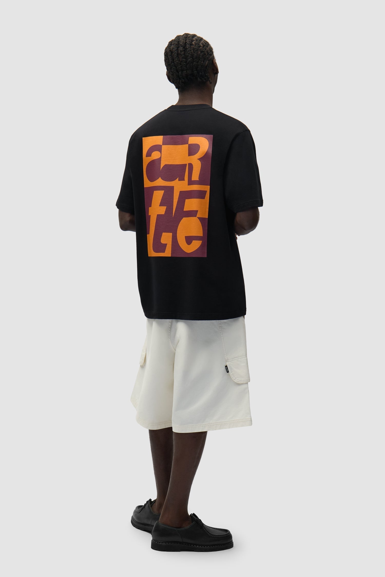 T-shirt graphique dos - Noir