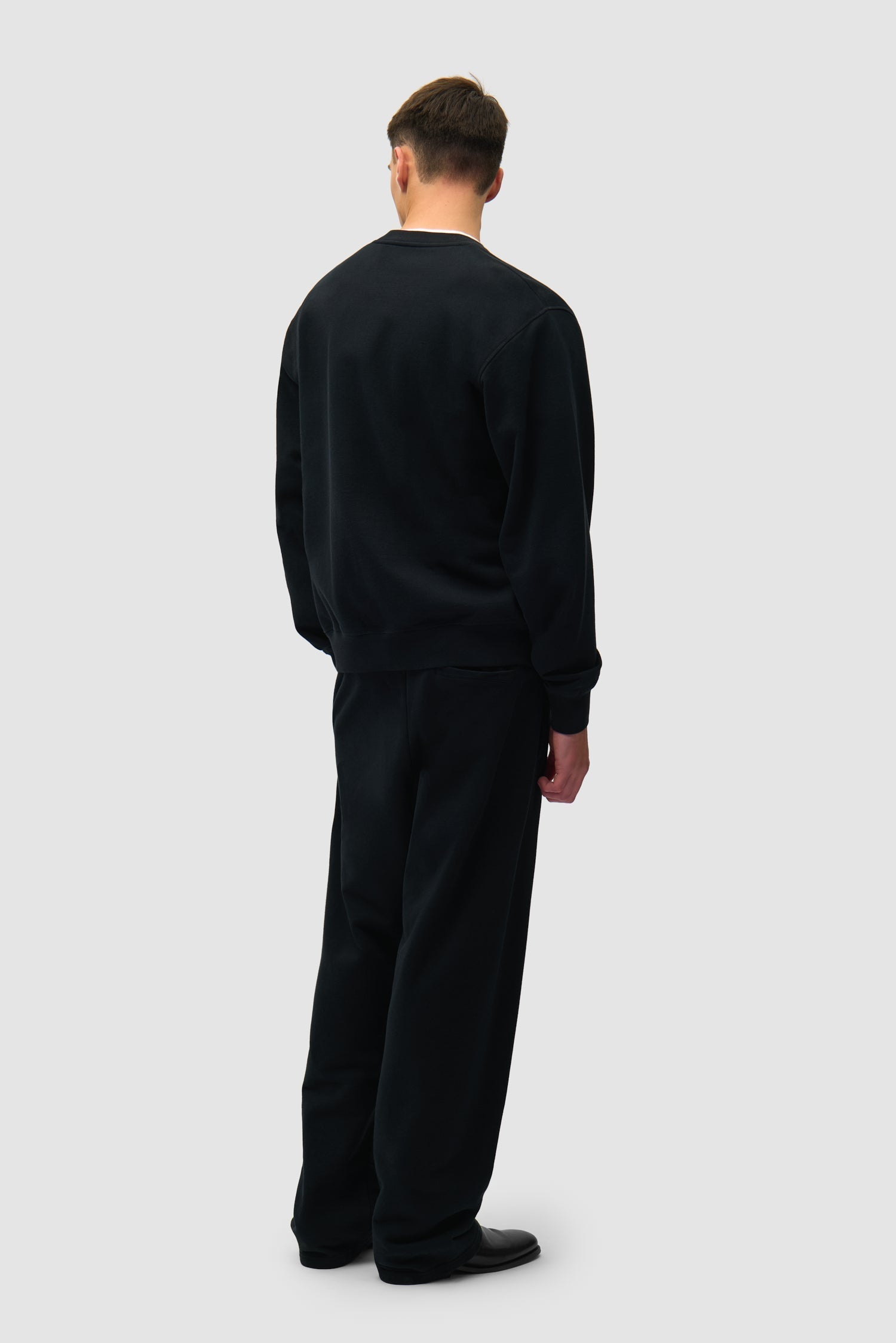 Pantalon de survêtement avec logo en forme de cœur - Noir