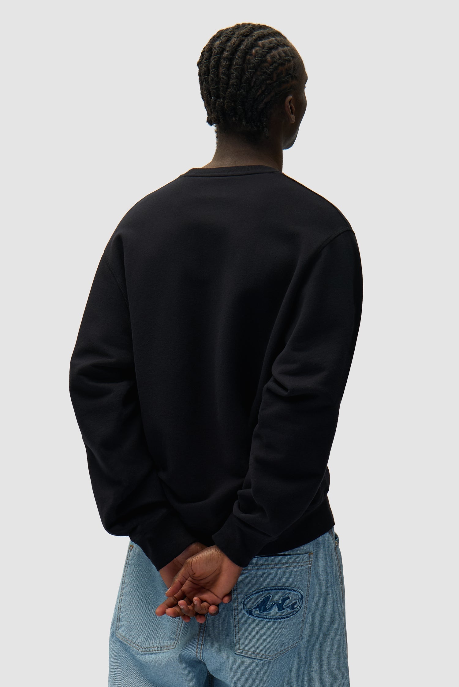 T-shirt à col rond - Noir