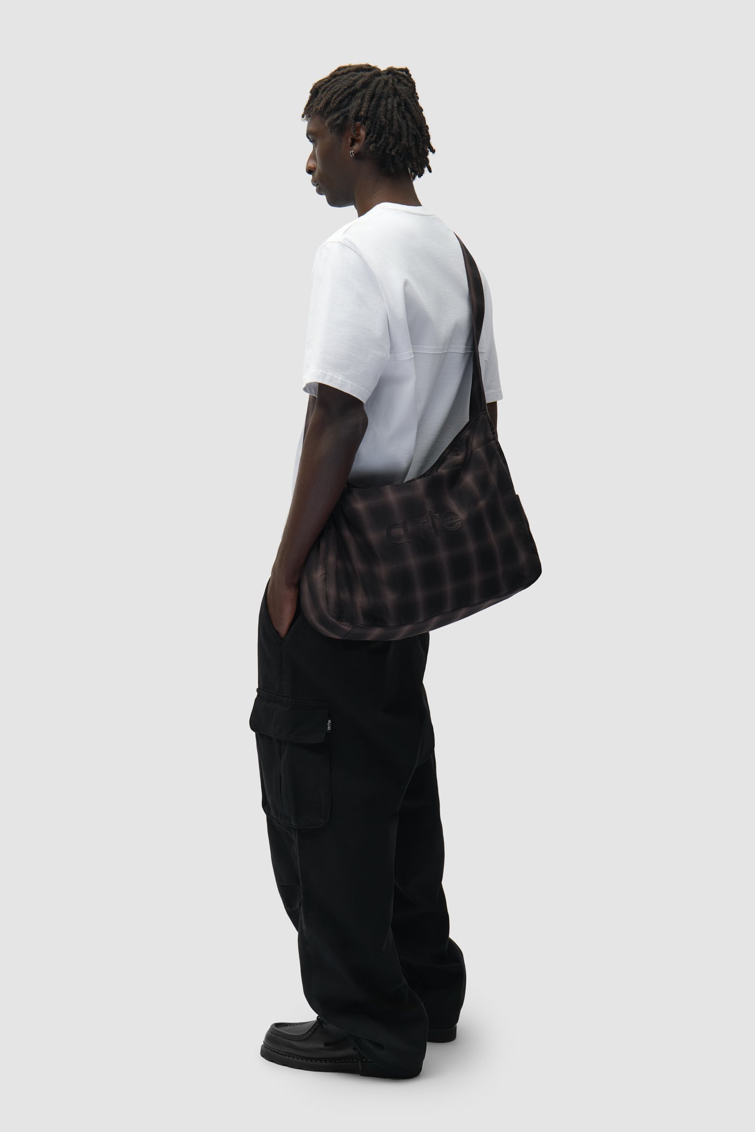 Grand sac à carreaux - Plaid