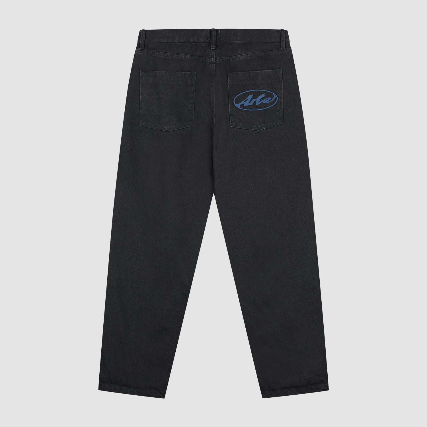 Pantalon à poche avec logo circulaire - Noir