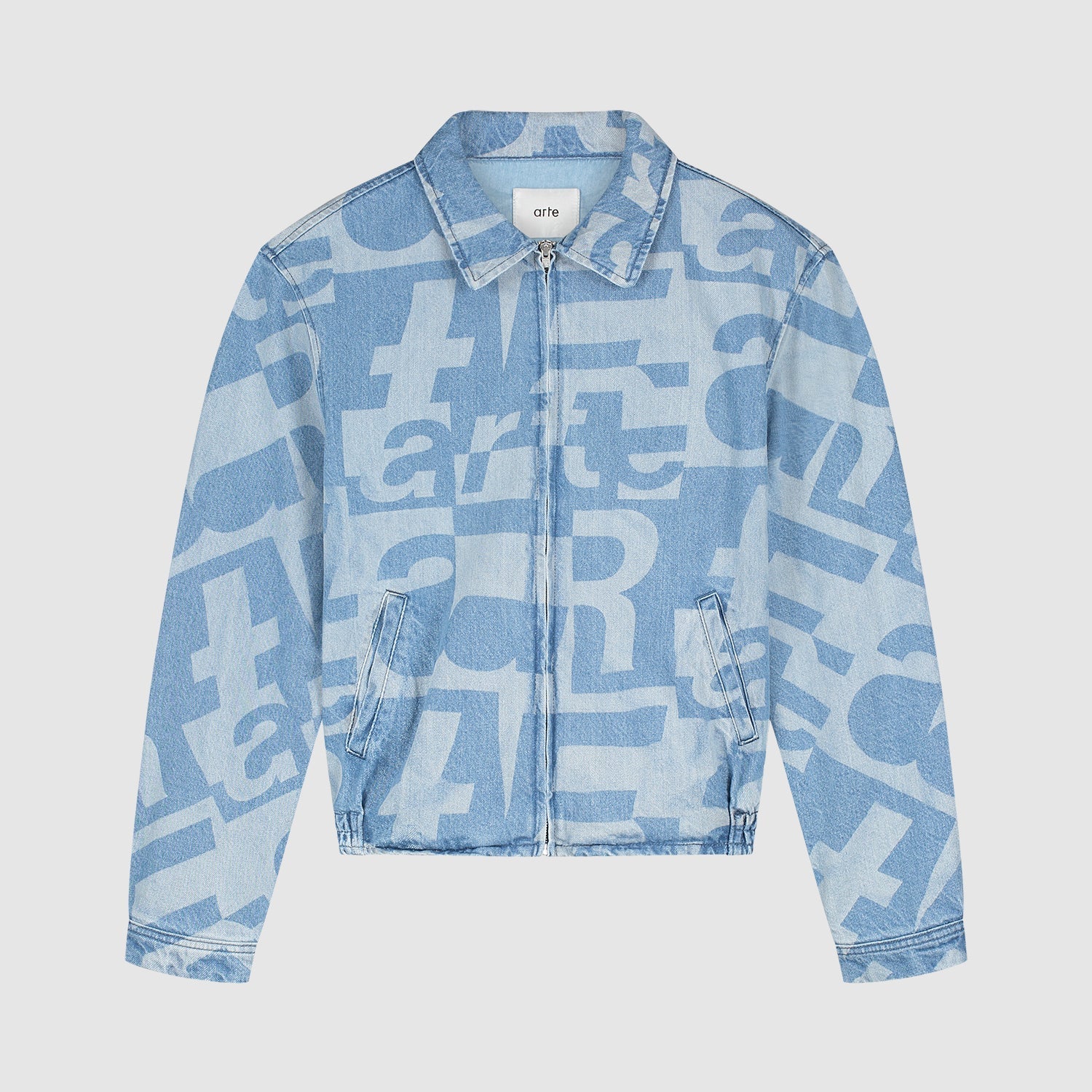 Veste en denim intégral - Denim brut