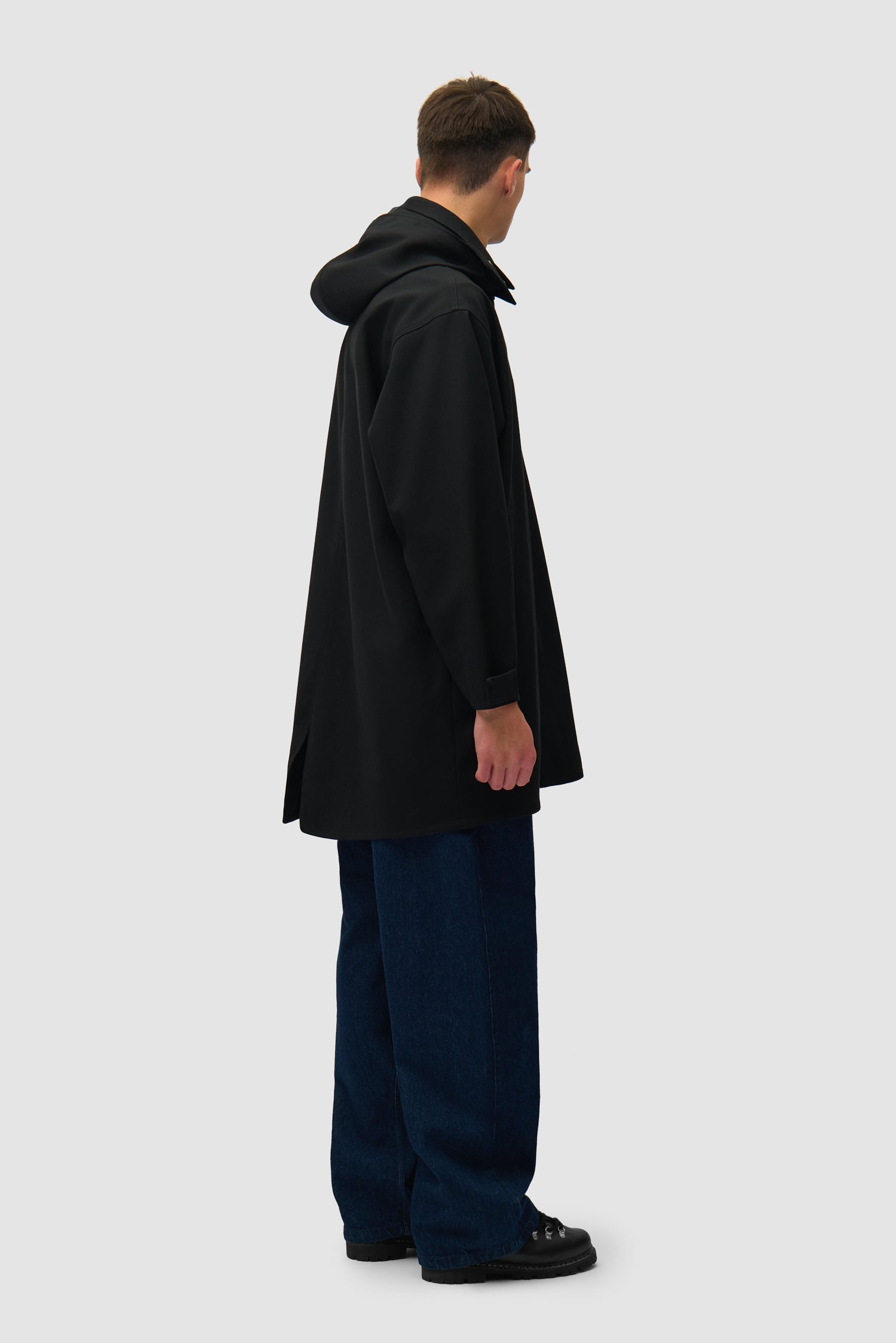 Manteau en lin - Noir