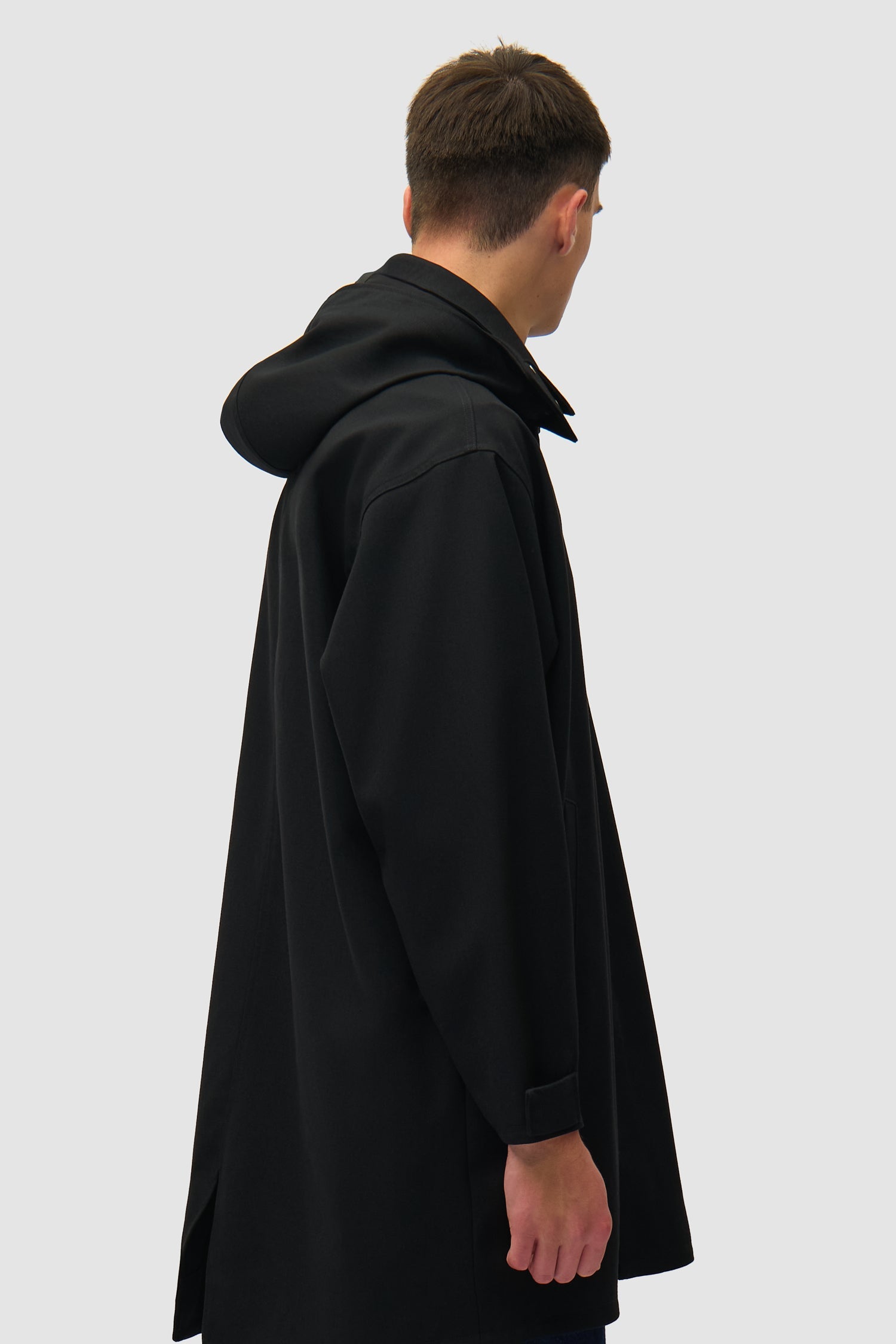 Manteau en lin - Noir