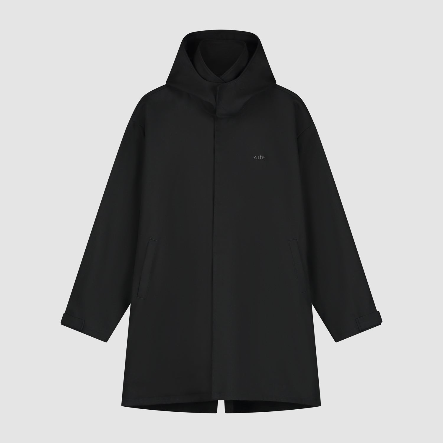 Manteau en lin - Noir