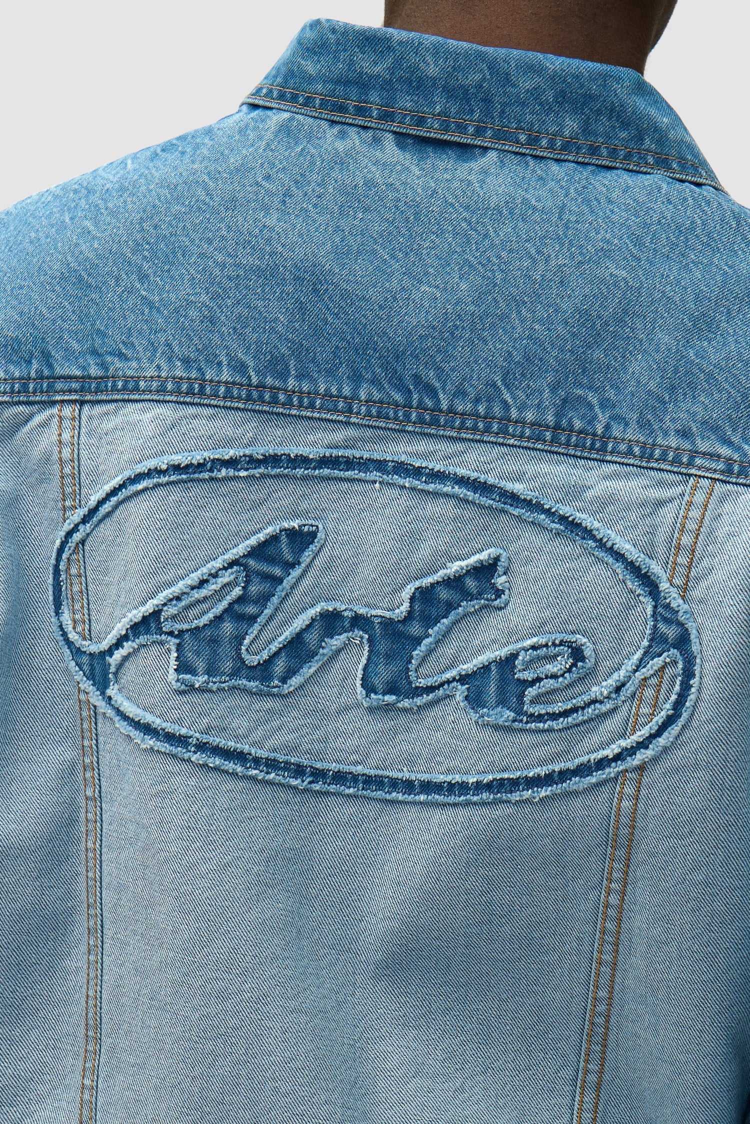 Veste en denim Inside/Out - Denim Bleach