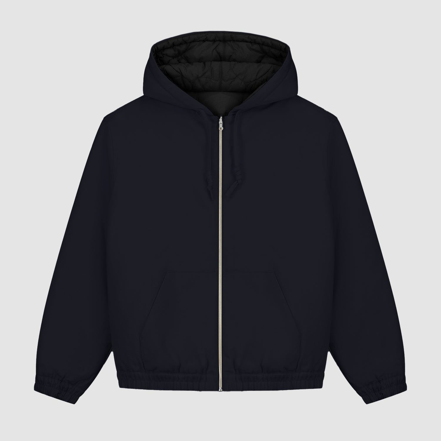 Veste à capuche réversible - Marine