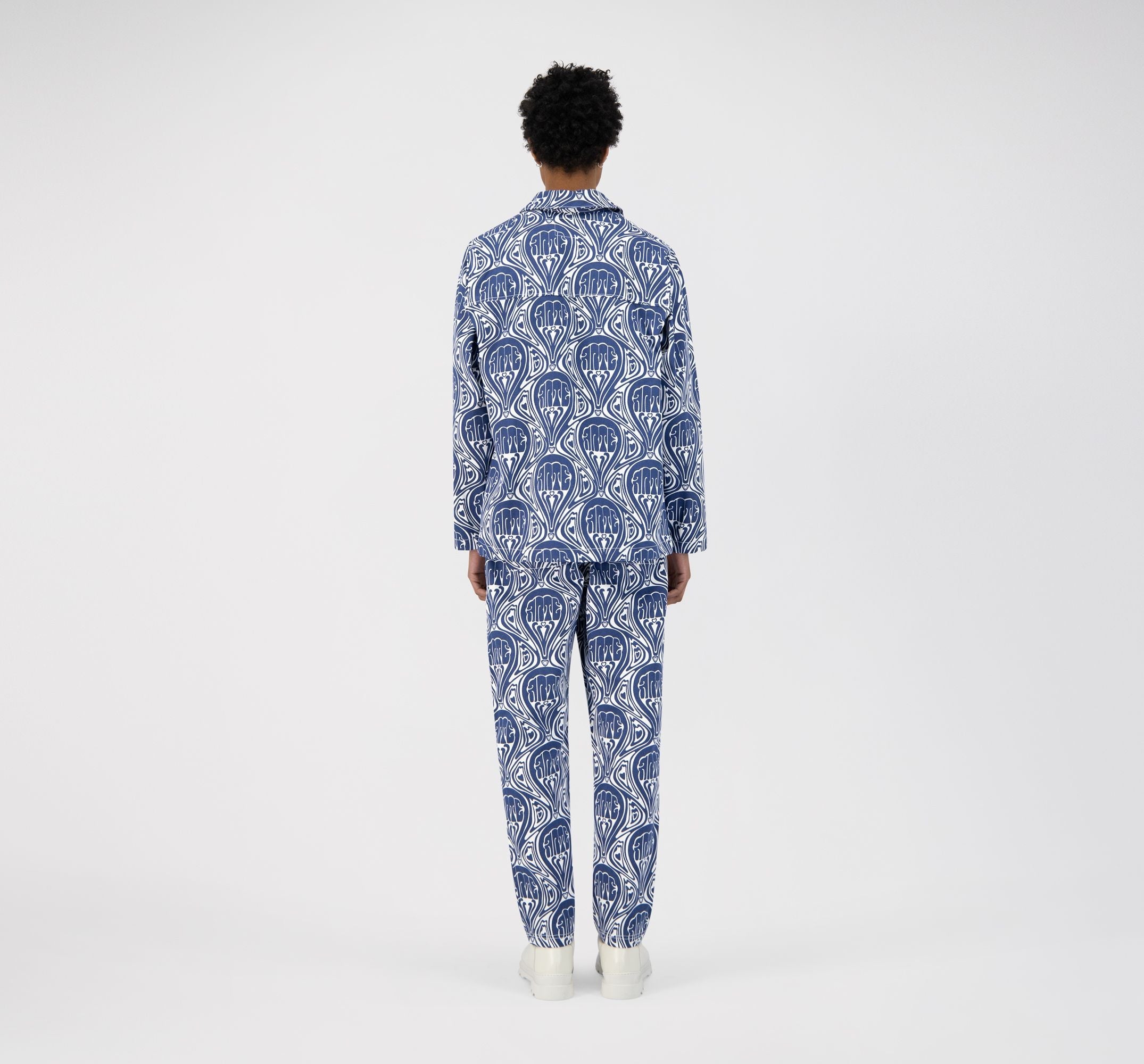 Veste Jean Novo - Bleu/Blanc