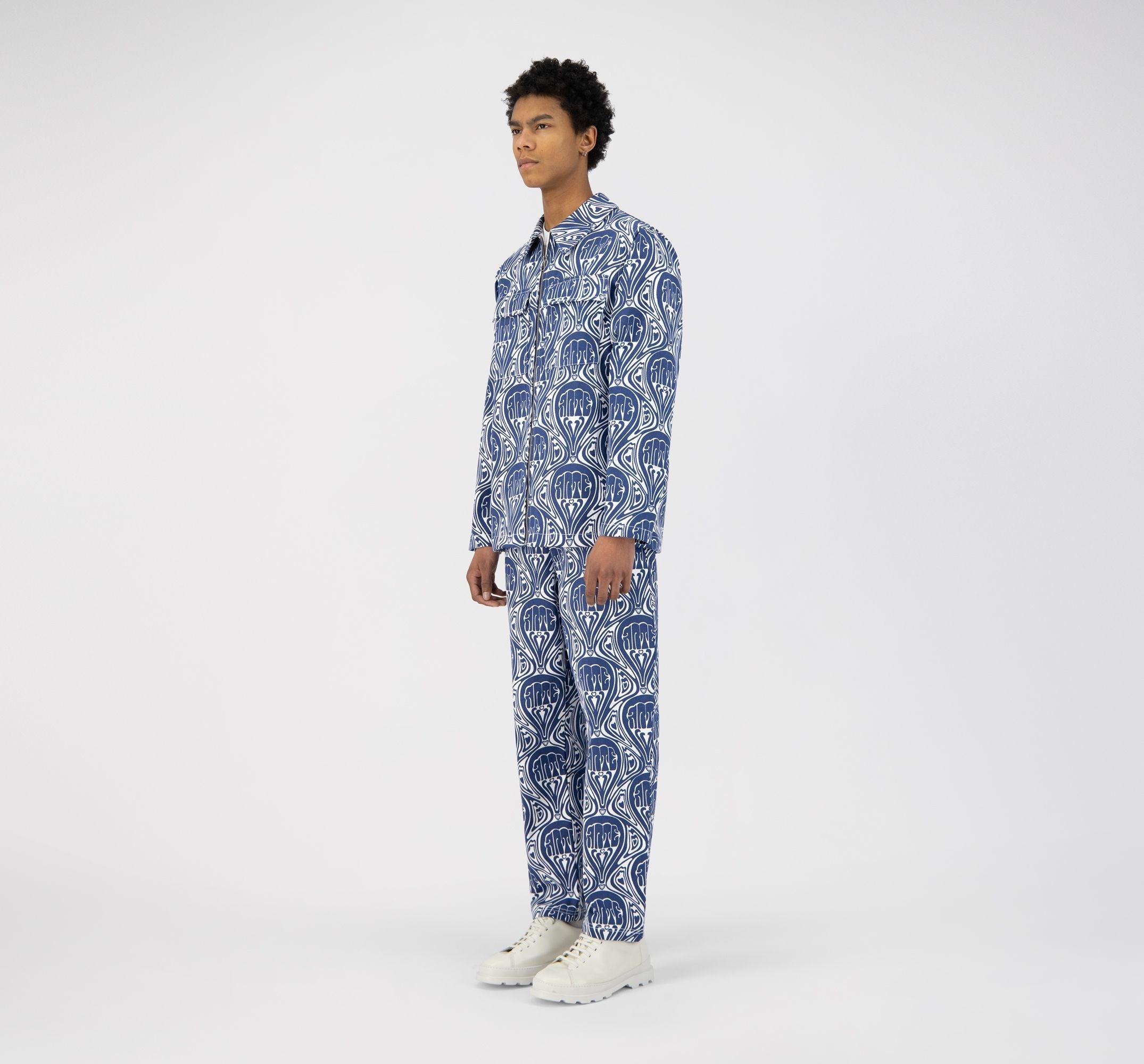 Veste Jean Novo - Bleu/Blanc