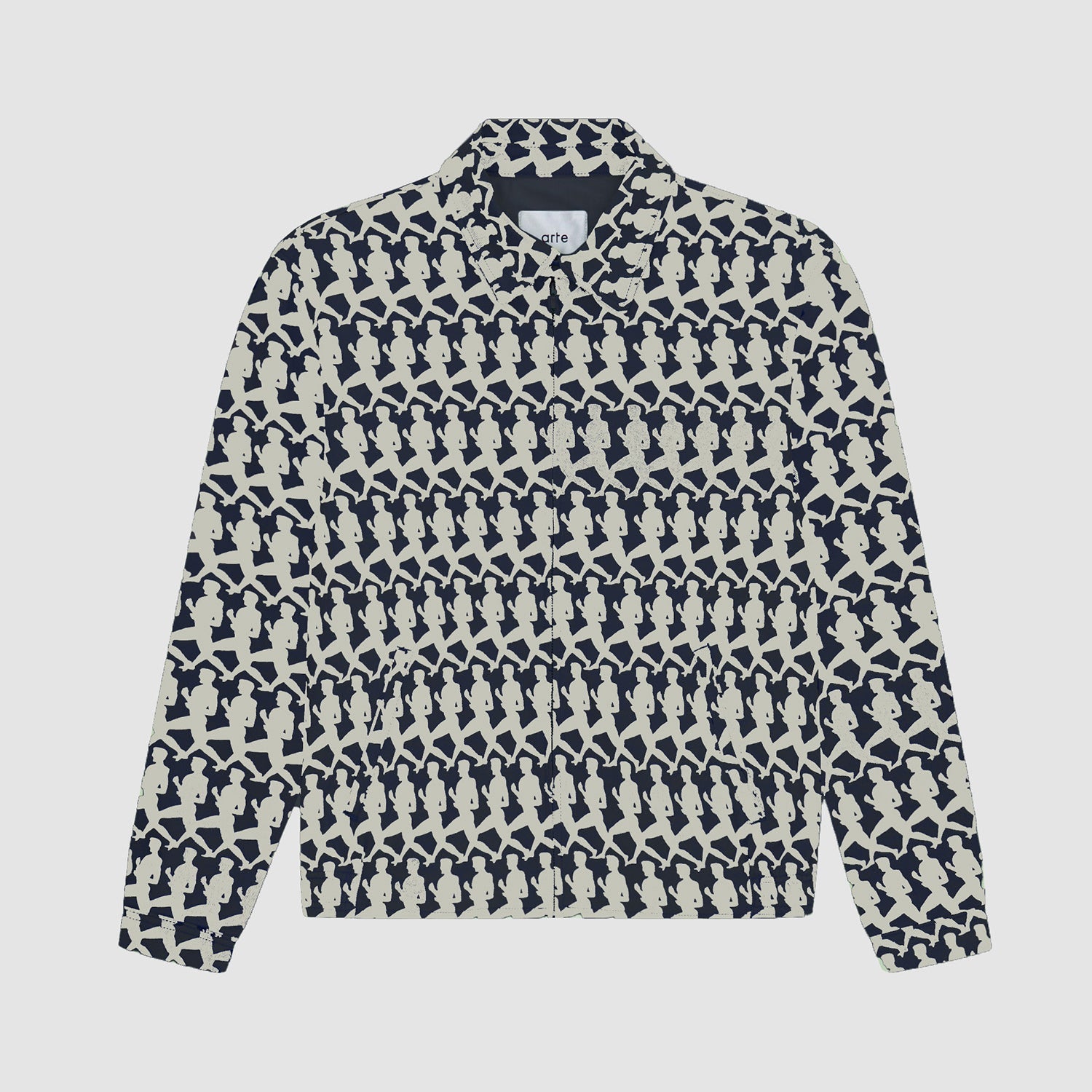 Veste Jones Allover - Marine/Crème